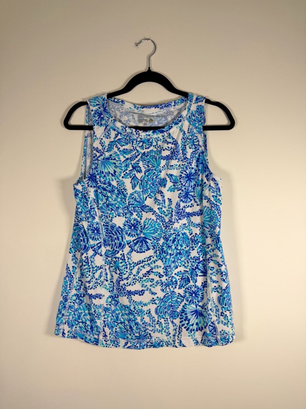 Lilly Pulitzer Blue & White Floral Tank